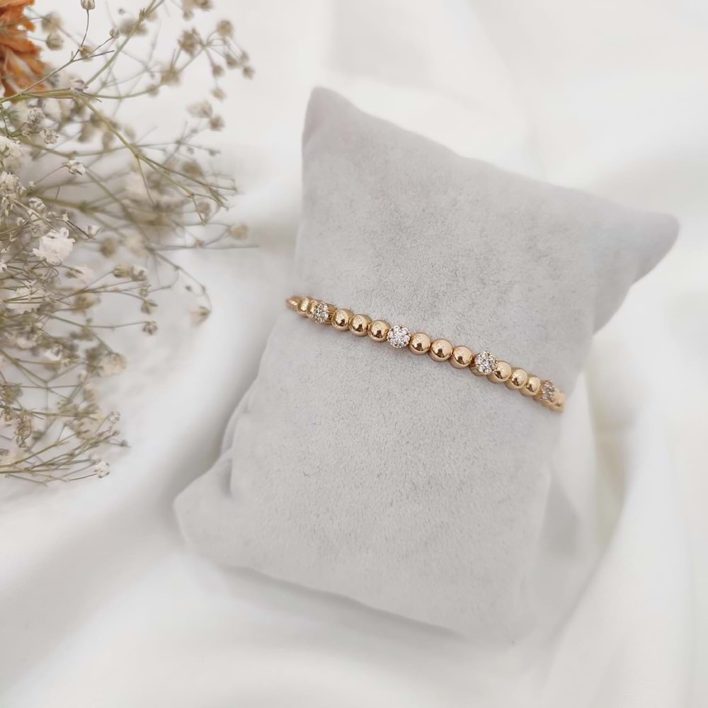 Xuping Rose Zirkon Taşlı Bileklik