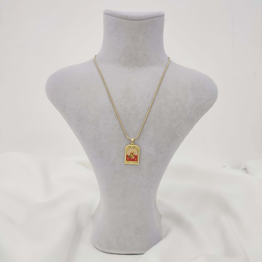 Çelik Gold Arı Kuşu Tarot Kolye