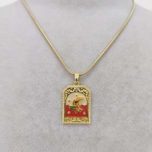 Çelik Gold Arı Kuşu Tarot Kolye