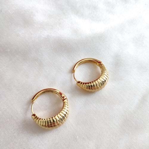 Çelik Gold Küpe